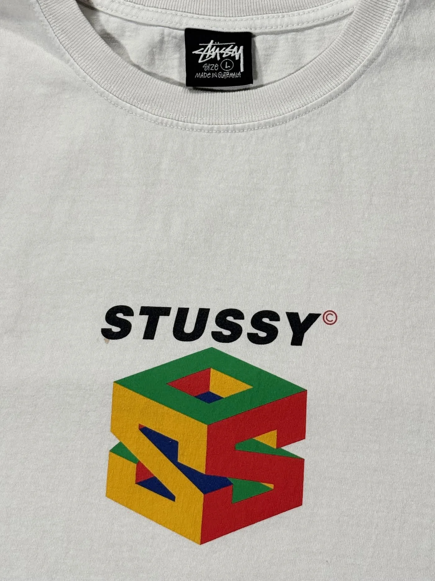 Stussy Nintendo 64 Logo White T Shirt (Size L) — RootsBK